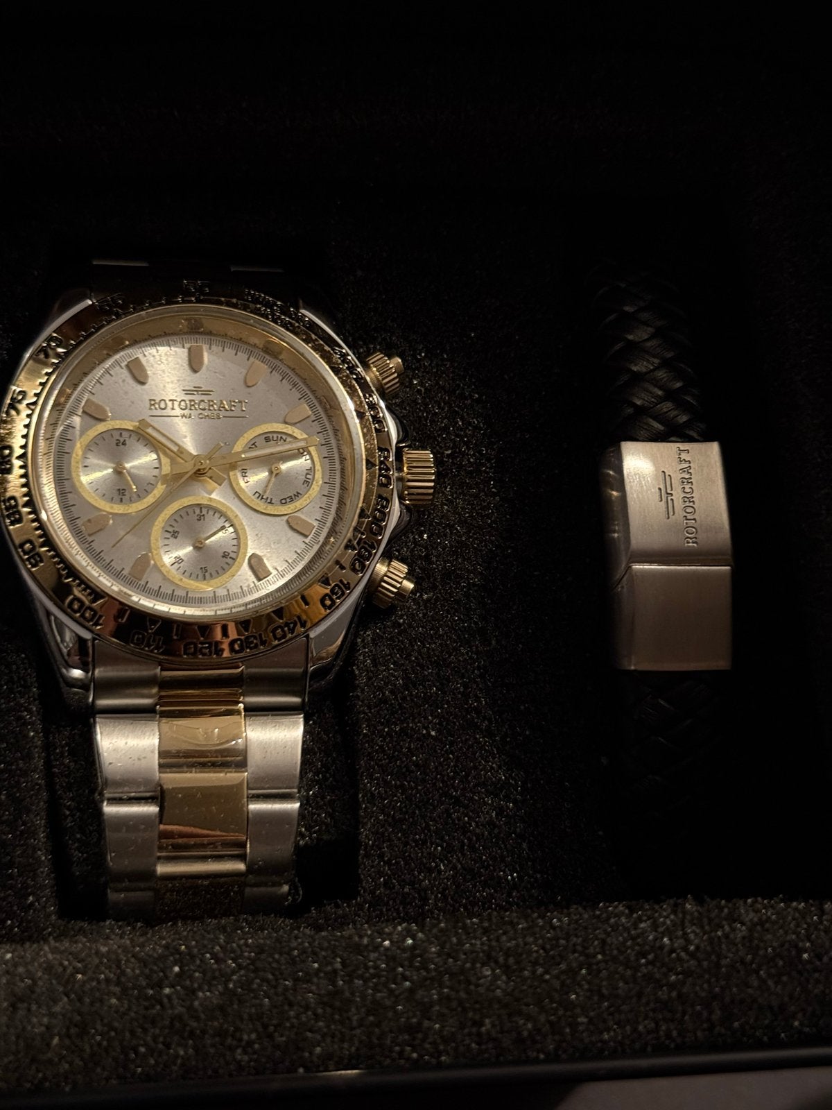 Rotorcraft Horloge met Armband set - nieuw, Overige merken, Staal, Polshorloge, Ophalen of Verzenden