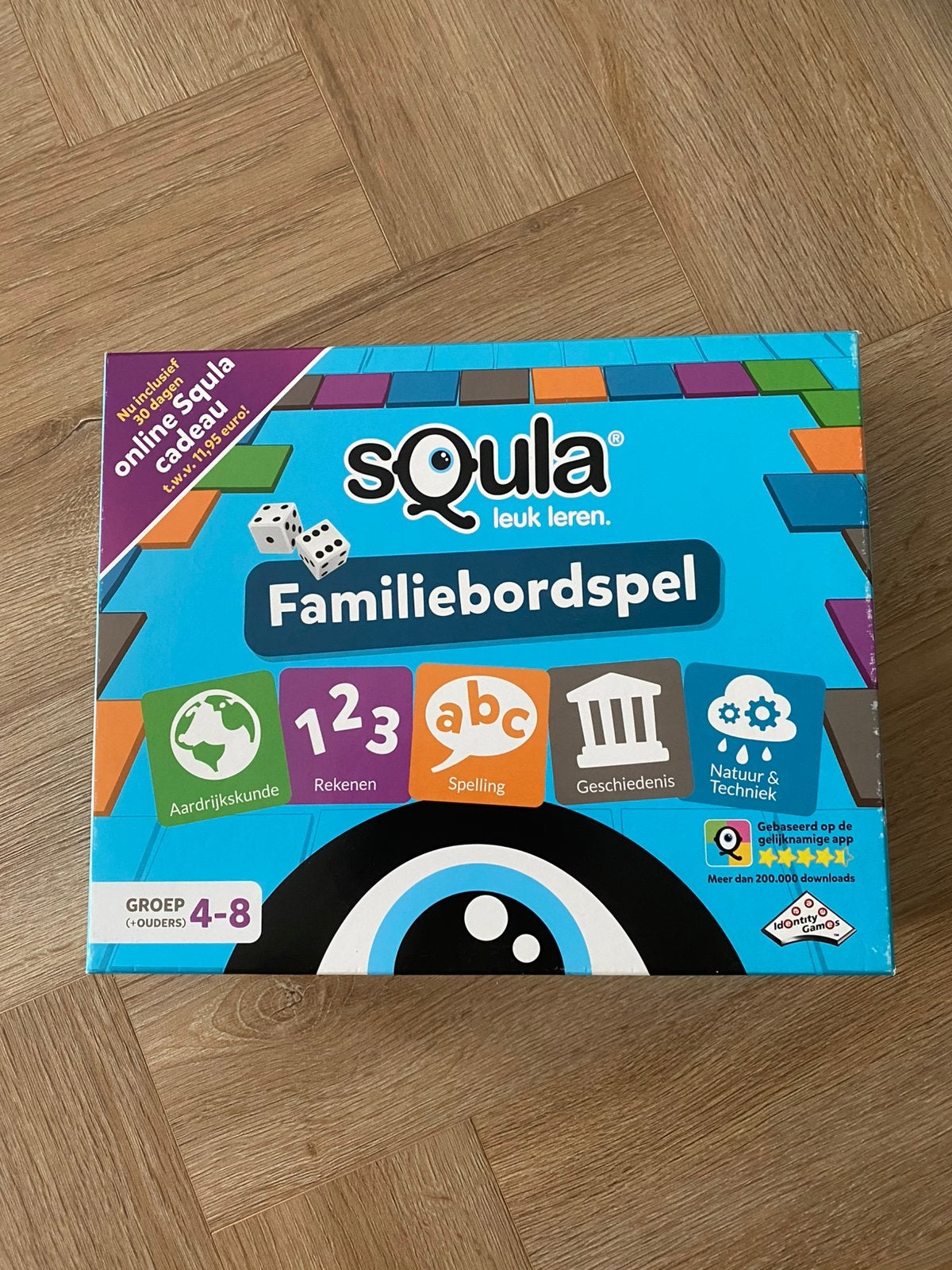 Squla familie bordspel zgan, Ophalen of Verzenden, Zo goed als nieuw
