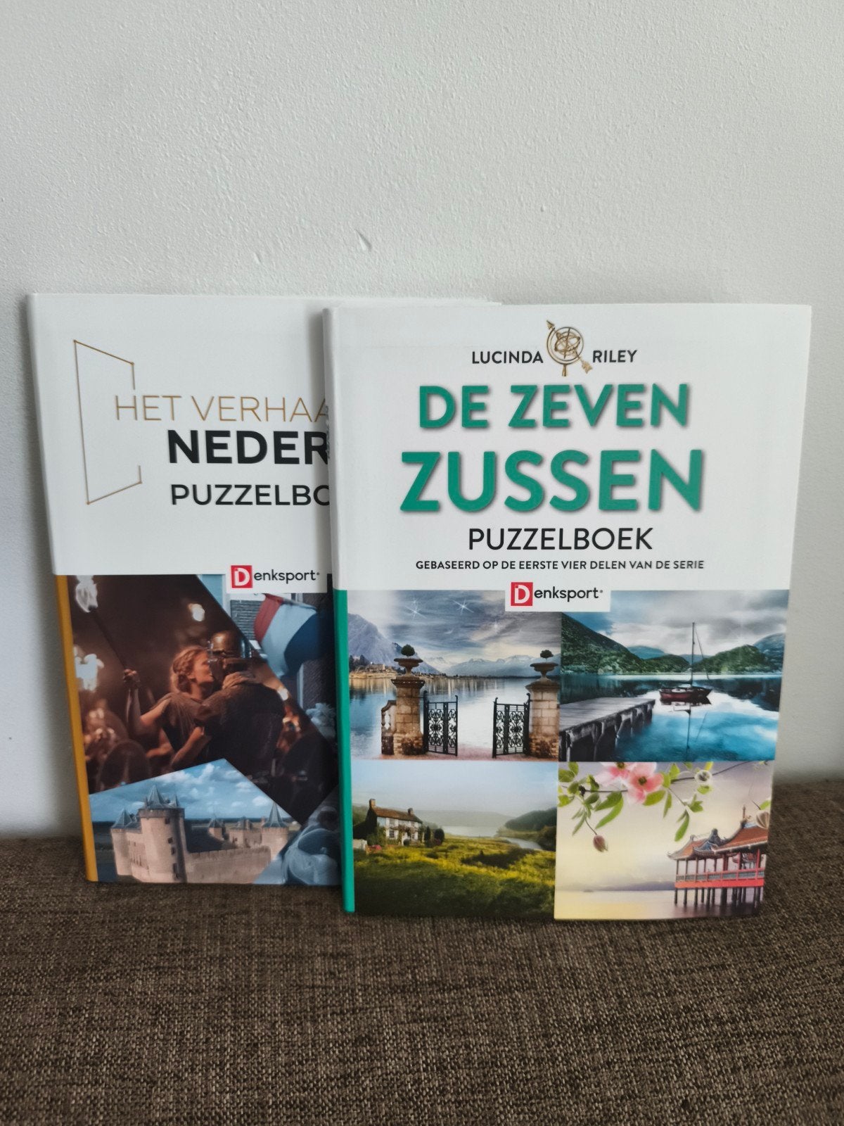 2 puzzelboeken, Gelezen, Ophalen of Verzenden, Landkaart, 1800 tot 2000