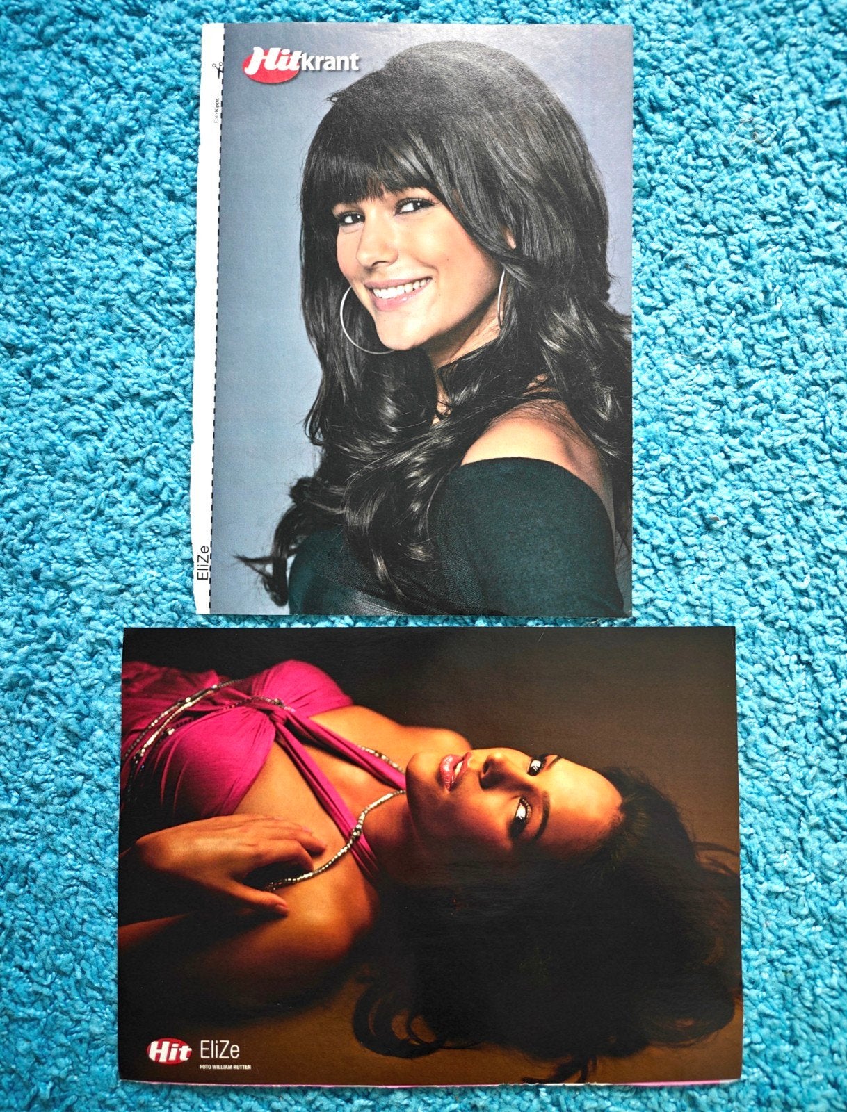 EliZe posters hitkrant vintage, Verzamelen, Ophalen of Verzenden, Nieuw, A4 of kleiner, Muziek