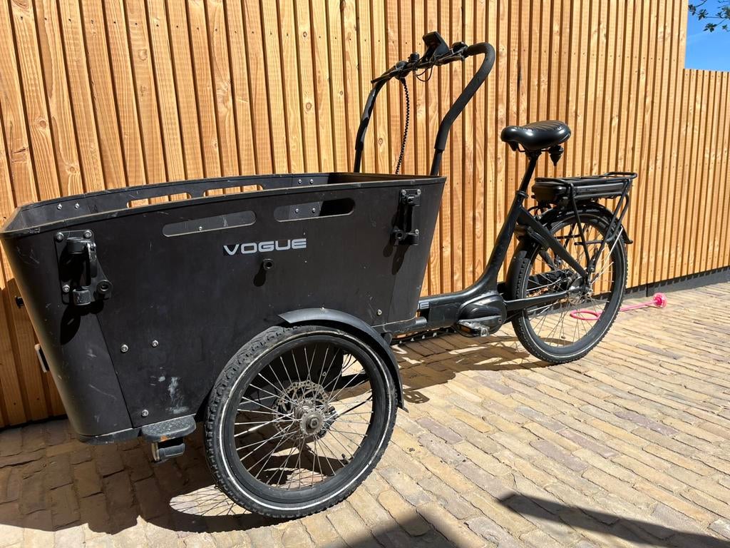 Bakfiets Vogue Carry 3 weinig km, Overige merken, 4 kinderen of meer, Gebruikt, Elektrisch