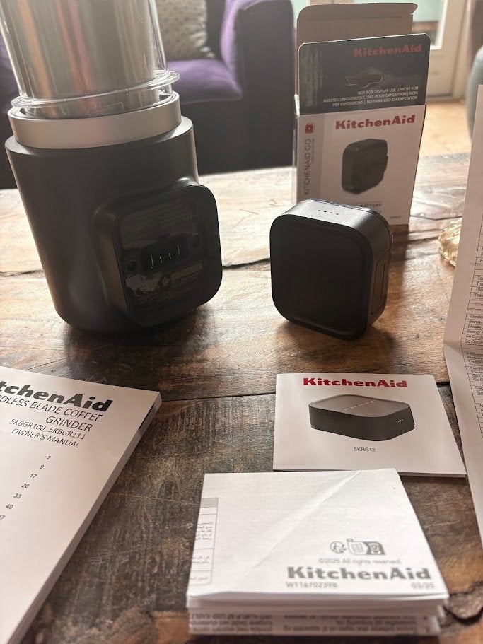 KitchenAid - draadloze koffiemolen, Witgoed en Apparatuur, Ophalen of Verzenden, Nieuw, Espresso apparaat, Koffiebonen