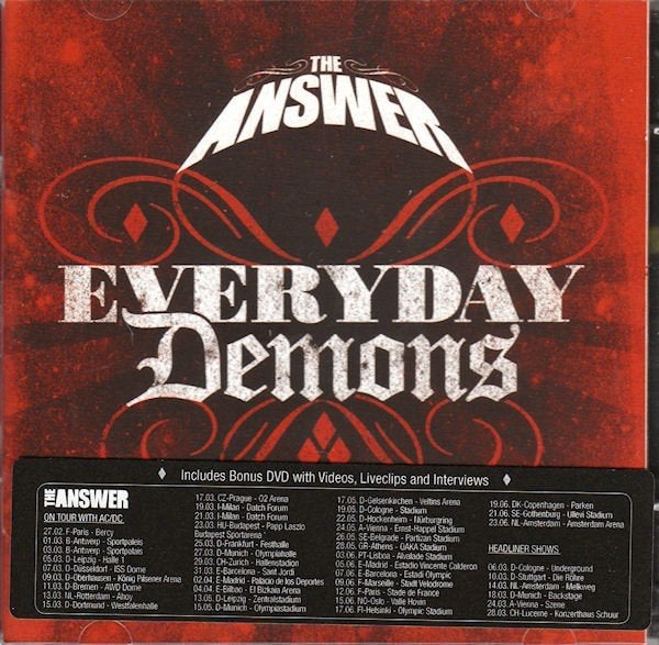 The Answer – Everyday Demons CD Nieuw Geseald, Ophalen of Verzenden, Nieuw in verpakking, Album