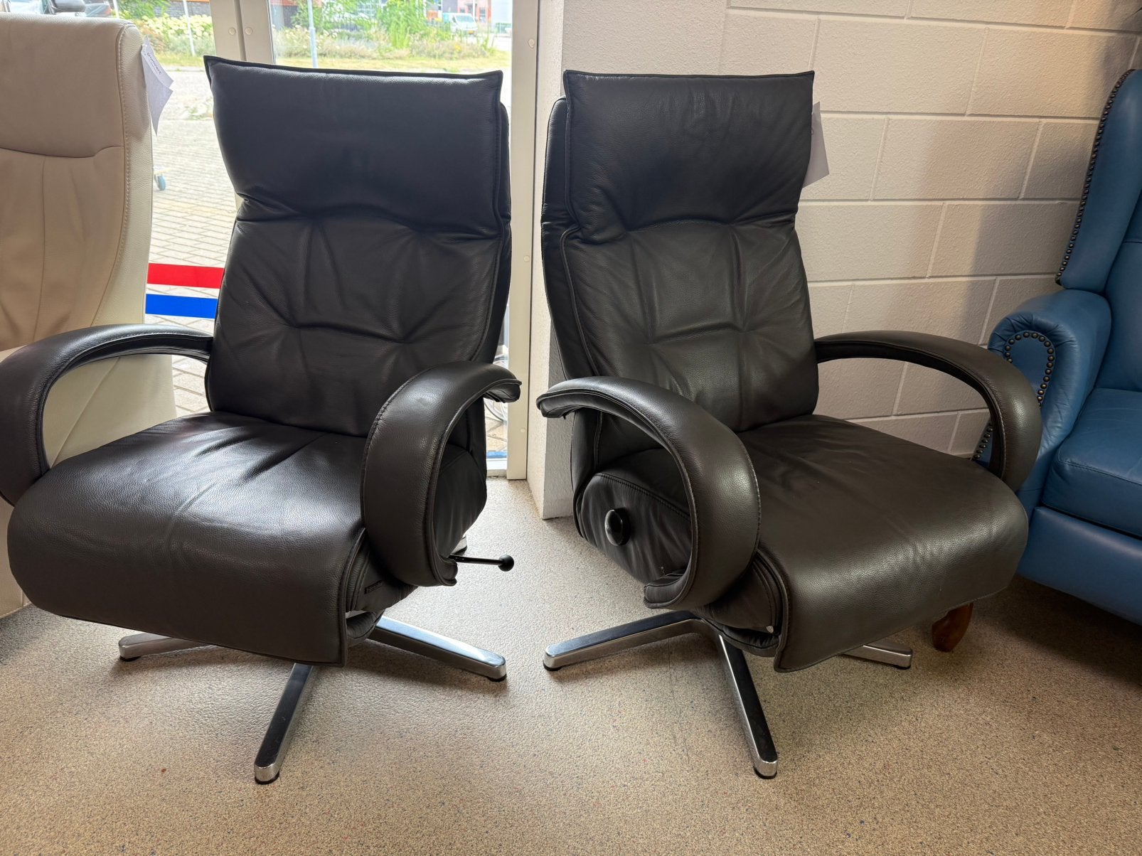 Relaxfauteuils himolla relax stoel gratis bezorging, Leer, Ophalen of Verzenden, Zo goed als nieuw, Ruim 100 merken in alle kleuren en maten