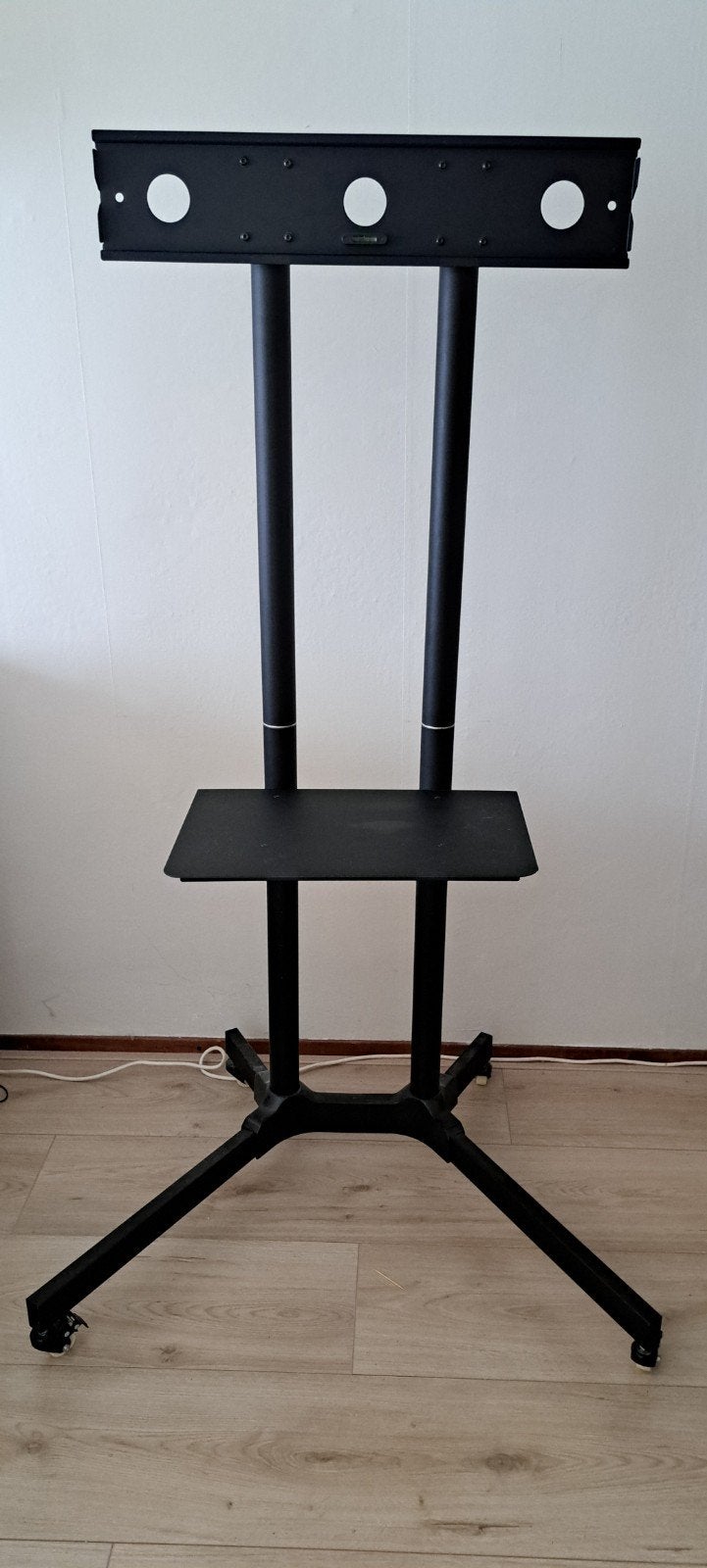 Verrijdbare TV Standaard met wielen en plank, Ophalen, Zo goed als nieuw
