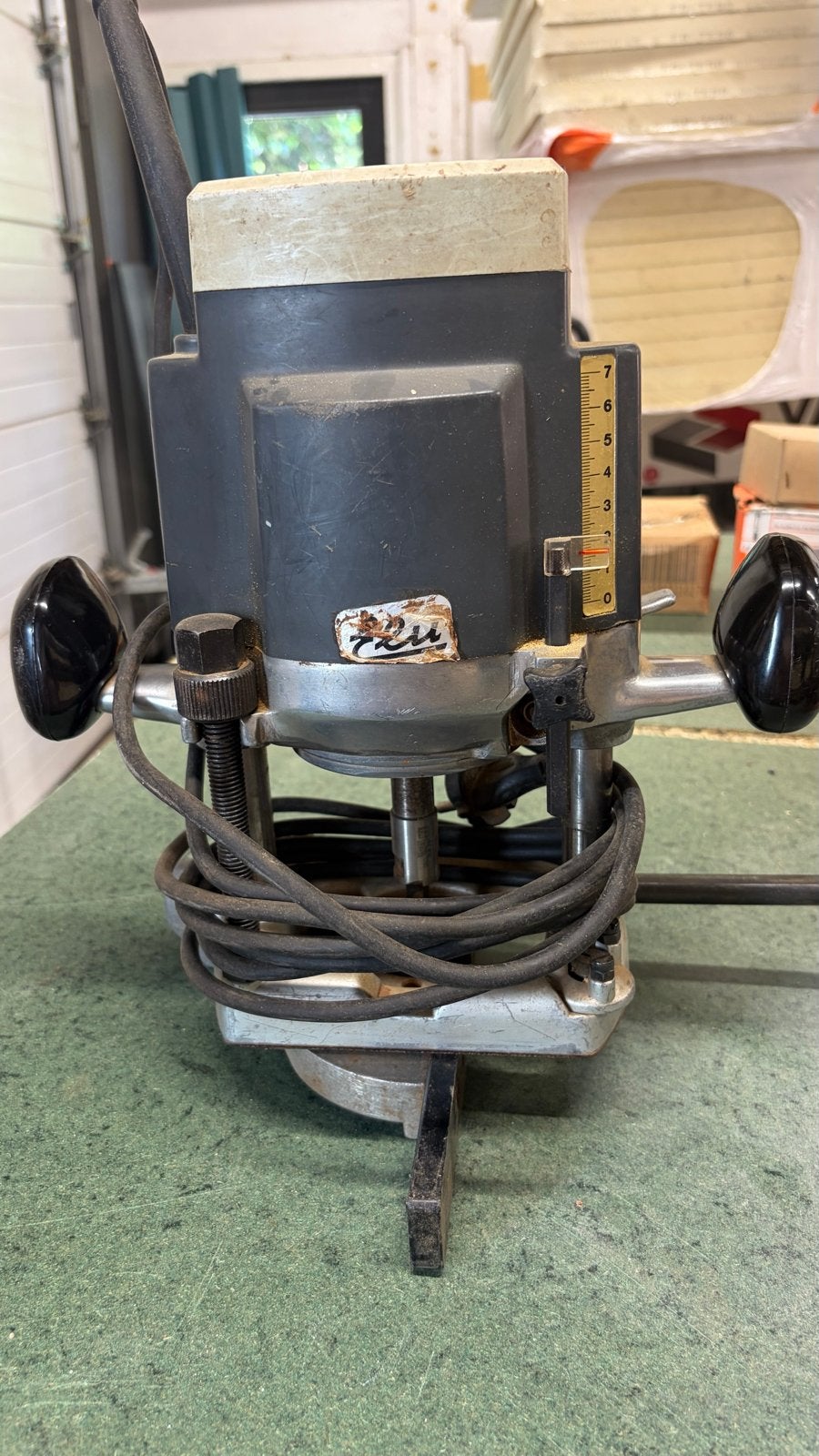Elu 713 Müllacker Bovenfrees - Vintage Krachtpatser, Ophalen of Verzenden, Gebruikt, Elektrisch, Bovenfrees