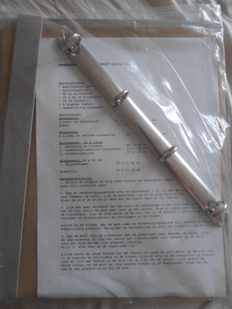 hobbypakket een map maken van stof, Ophalen of Verzenden, Nieuw, Overige thema's, Overige typen