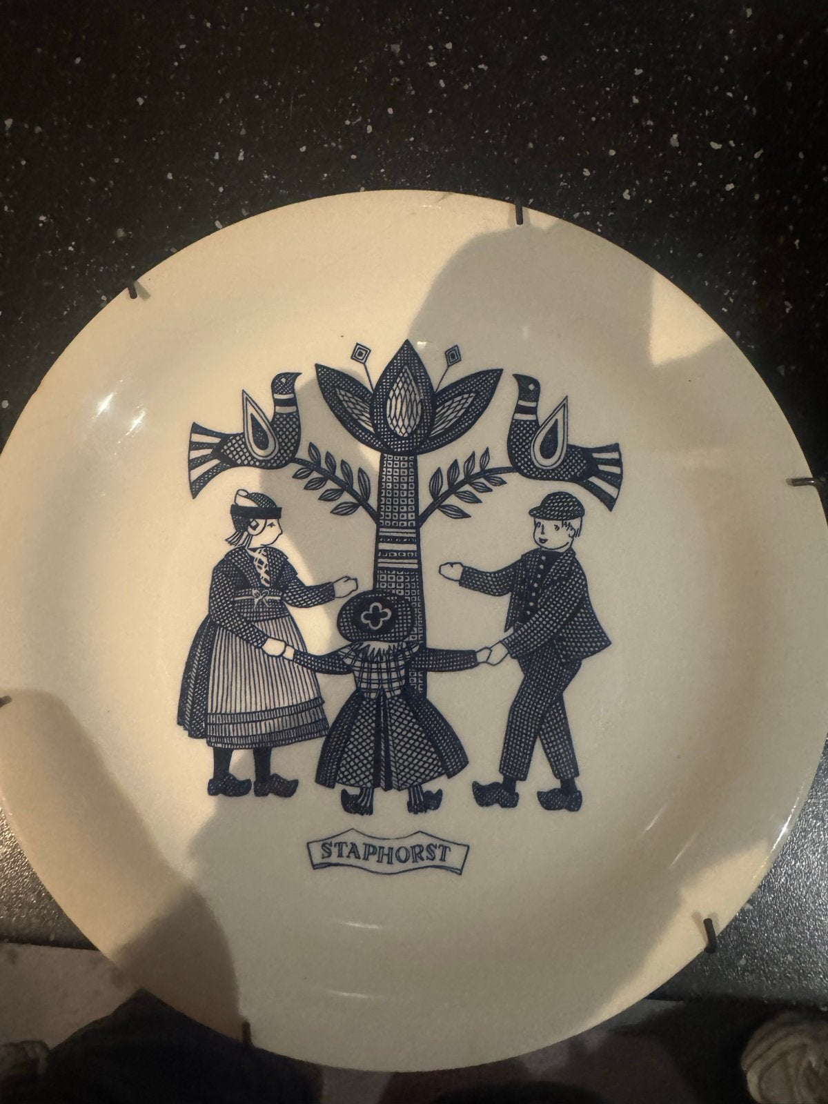 Complete serie 6x Delfts Blauw wandborden - Hollandse kleder, Ophalen of Verzenden