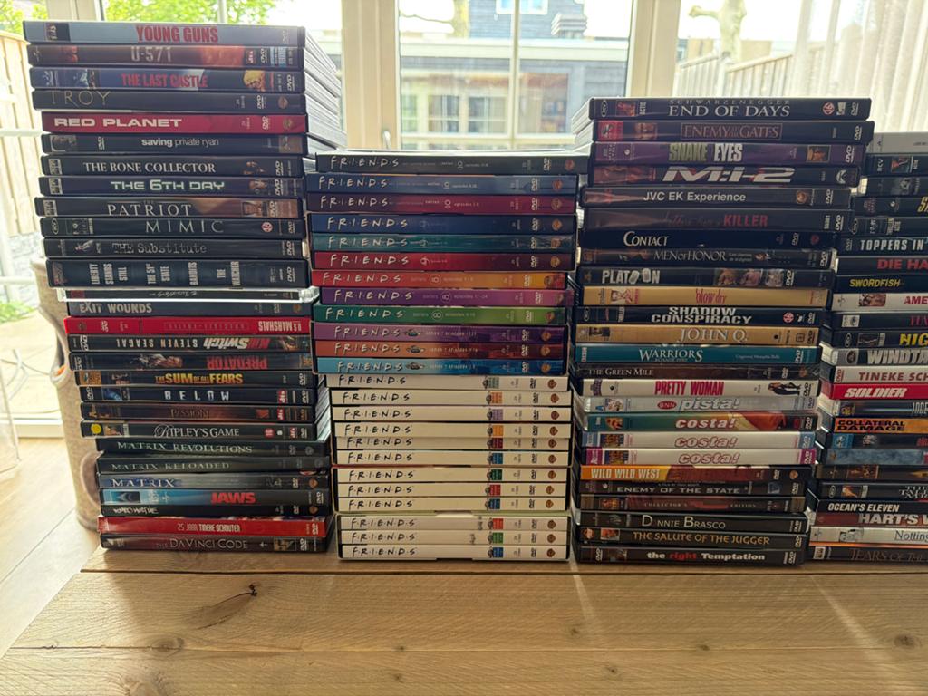 Grote collectie DVD's: Films en series (ca. 200 stuks), Vanaf 16 jaar, Ophalen of Verzenden, Gebruikt, Boxset