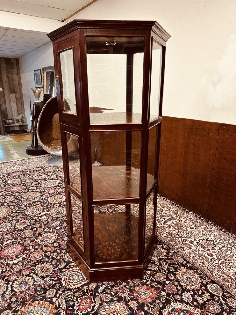 Klassiek Engelse Vitrine Vitrinekast, Ophalen of Verzenden