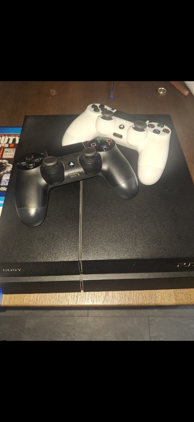 playstation 4 + 2 controllers en 6 spellen, Spelcomputers en Games, Spelcomputers | Sony PlayStation 4, Ophalen of Verzenden, Met 2 controllers