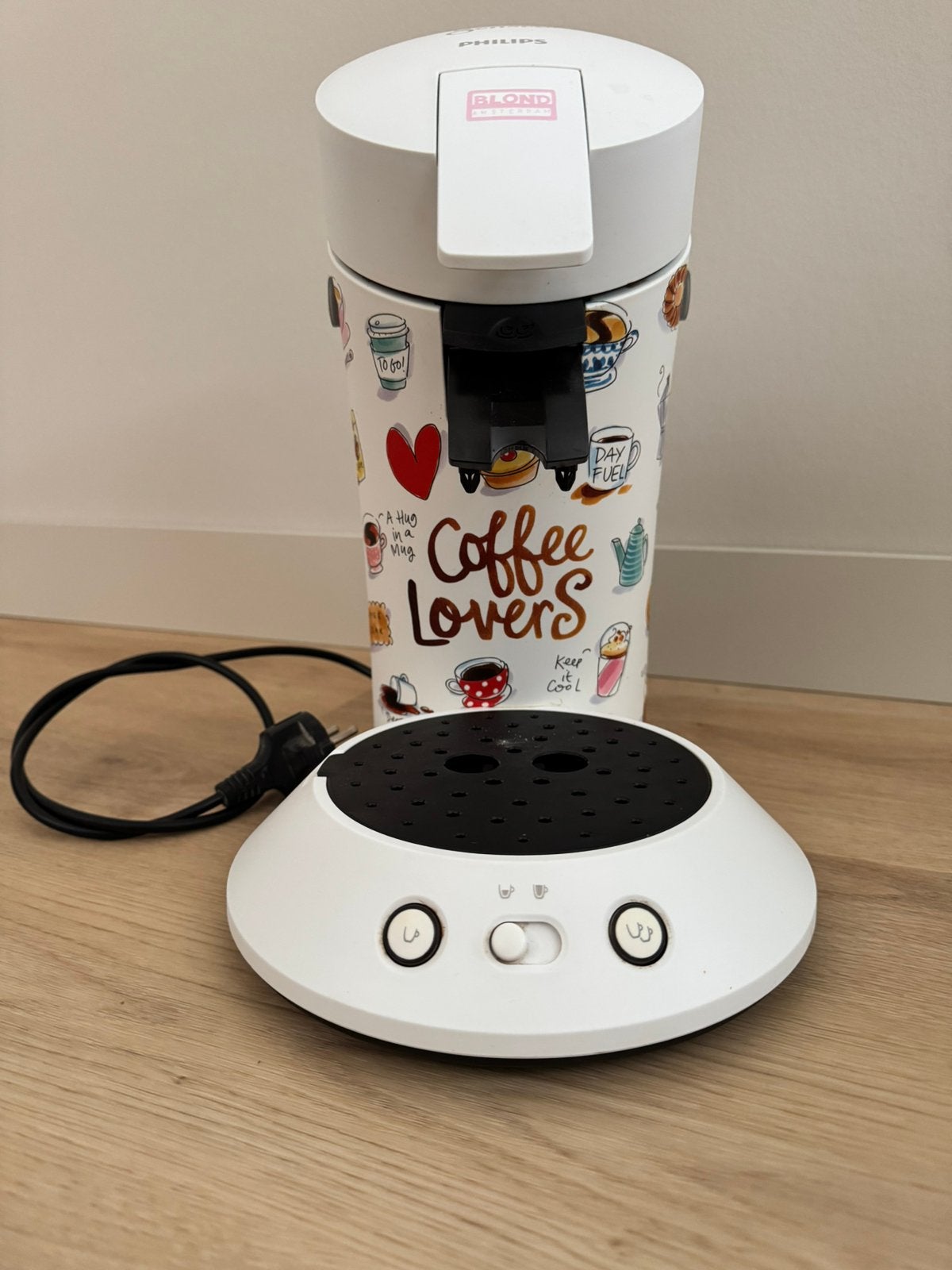Philips Senseo Blond Amsterdam limited edition, Ophalen, Gebruikt, Koffiemachine, 2 tot 4 kopjes