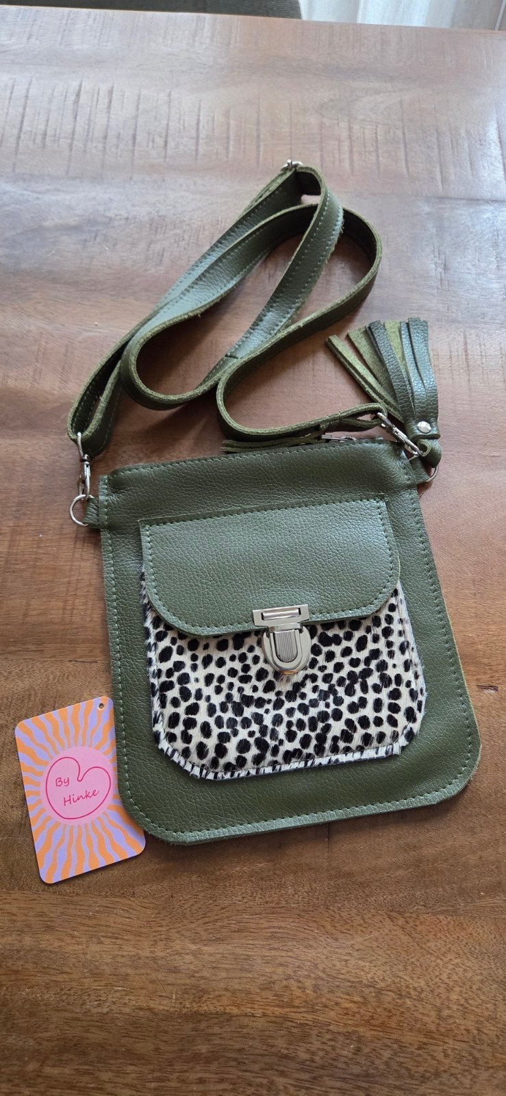 Nieuwe tas, leder, merk By Hinke, Ophalen of Verzenden, Nieuw, Schoudertasje