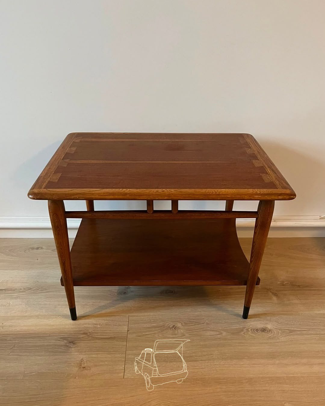 Alta Acclaim | Salontafel | Midcentury | Vintage, Ophalen, Zo goed als nieuw, Rechthoekig, 50 tot 100 cm
