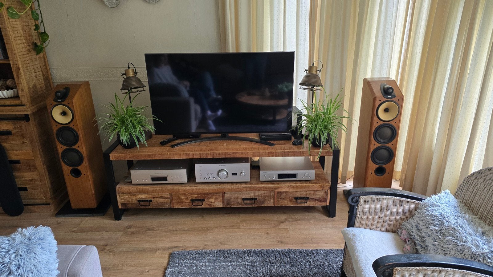 B&W cdm 9nt set met cdm cnt, Ophalen, Zo goed als nieuw, Bowers & Wilkins (B&W), 120 watt of meer