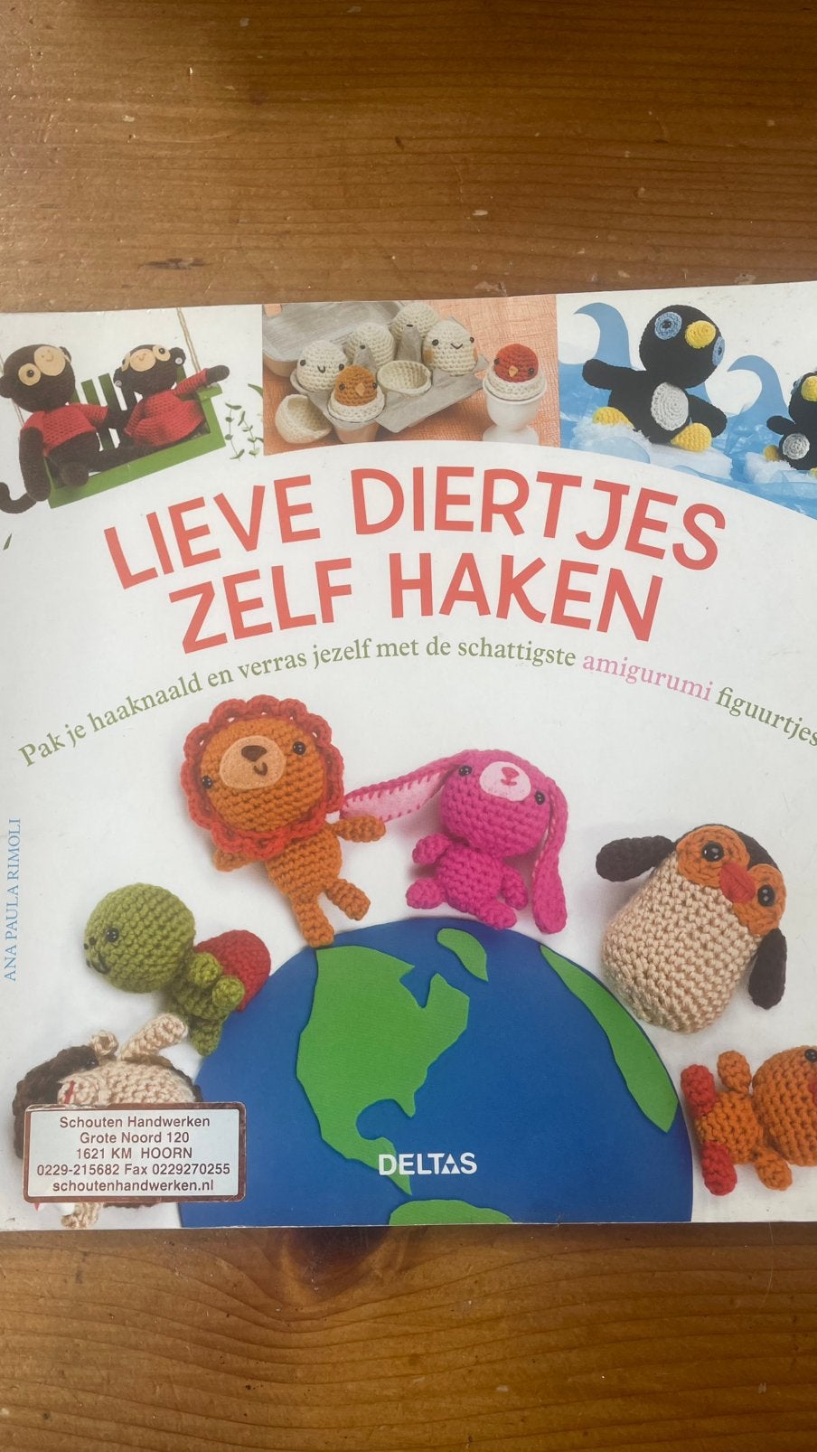 Lieve Diertjes Zelf Haken - Amigurumi Boek, Gelezen, Anna Paula Rimoli, Ophalen of Verzenden, Overige onderwerpen