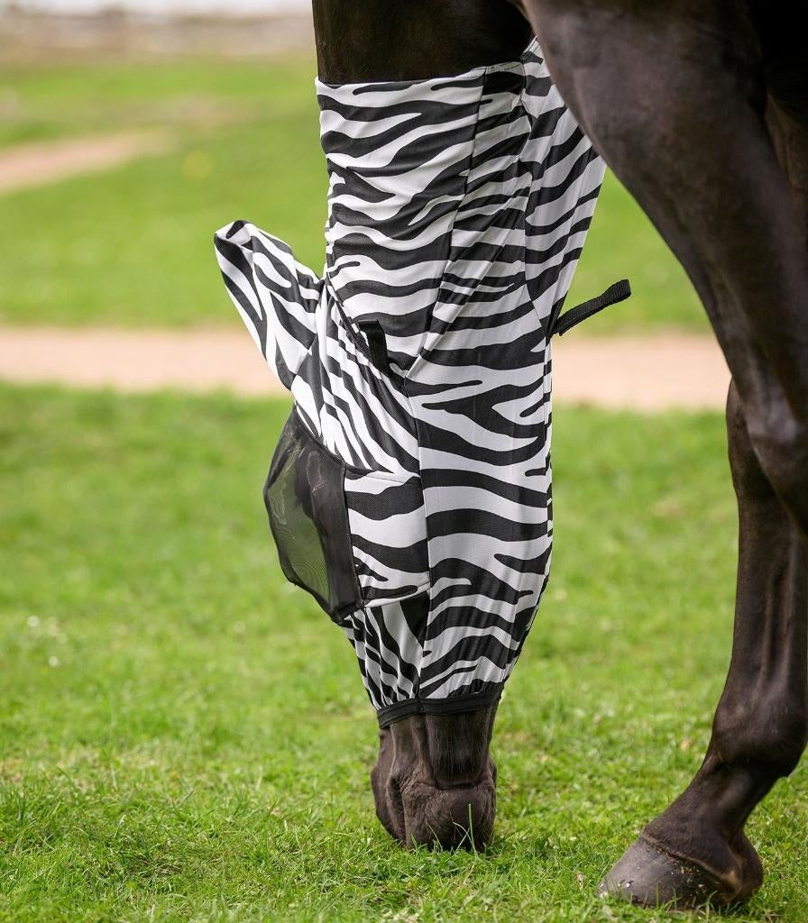 Zebra vliegenmakser eczeemmasker Pony Cob Full Extra Full, Dieren en Toebehoren, De, De, Nieuw, Ophalen of Verzenden