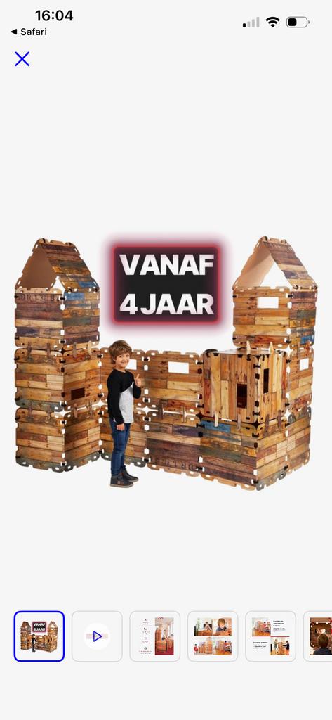 Fantasy forts bouwpakket, Ophalen of Verzenden, Gebruikt