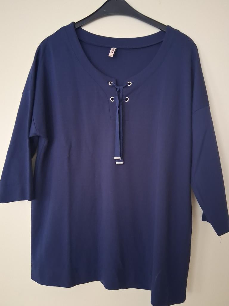 Blauw shirt trui van Imitz, maat XXL, Kleding | Dames, Ophalen of Verzenden, Zo goed als nieuw, Maat 46/48 (XL) of groter, Blauw