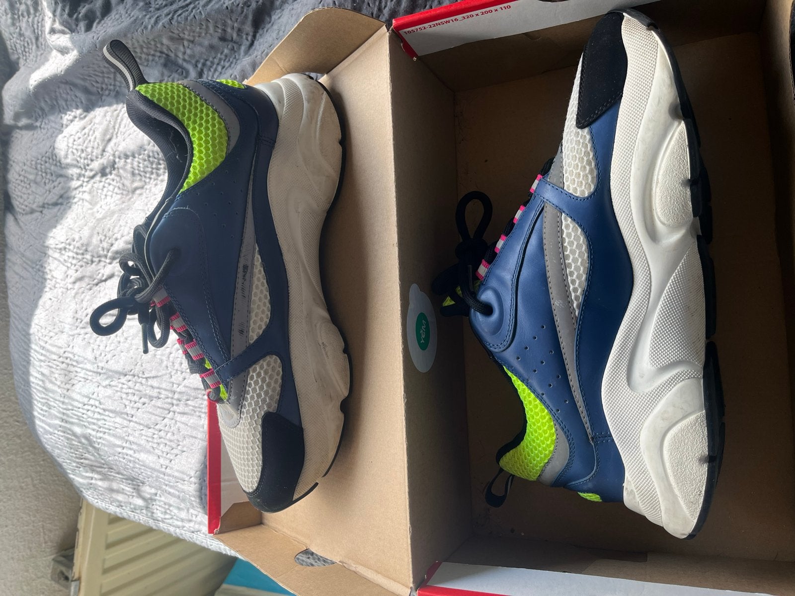 Dior B22 Sneakers - Maat 41, Ophalen of Verzenden, Gedragen, Blauw, Sneakers of Gympen