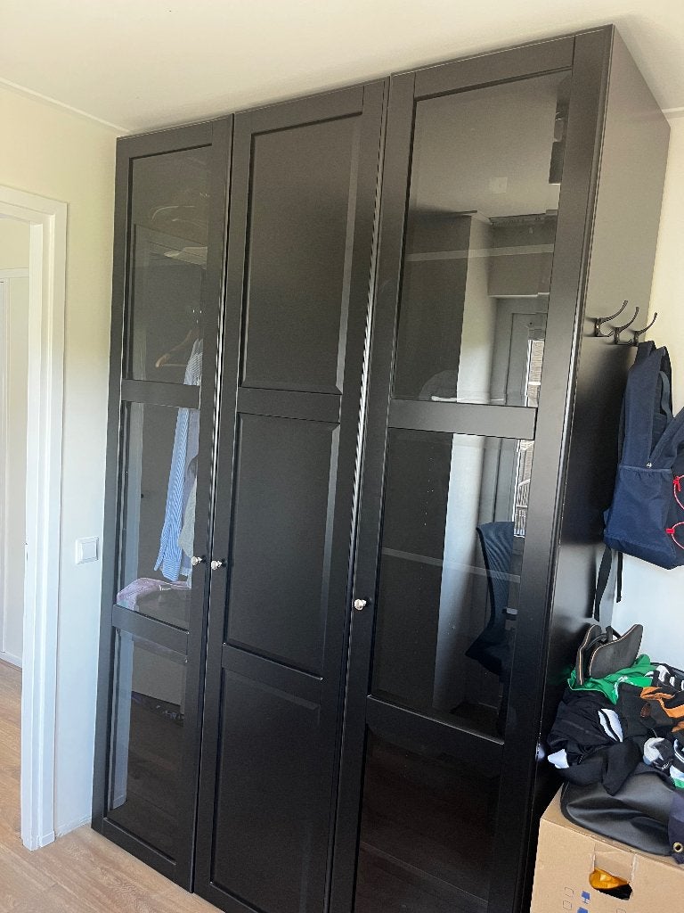 IKEA pax deuren zwart, Ophalen, 200 cm of meer, 50 tot 100 cm, Minder dan 25 cm