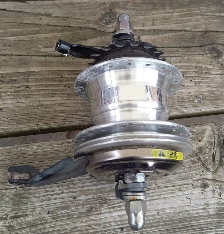 Shimano Inter M BR-IM41-R Rollerbrake Achternaaf, Fietsen en Brommers, Fietsonderdelen, Gebruikt, Remmen, Staal, Stadsfiets, Toerfiets