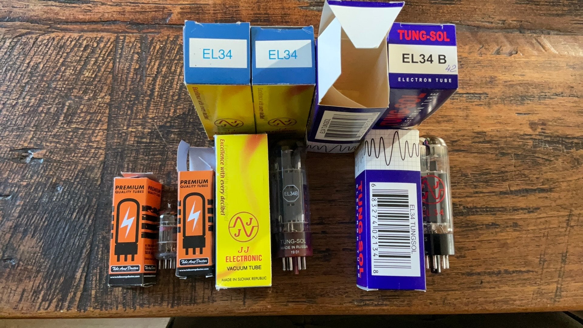 Tubes t.b.v. versterker, Verzenden, Buis of Buizen