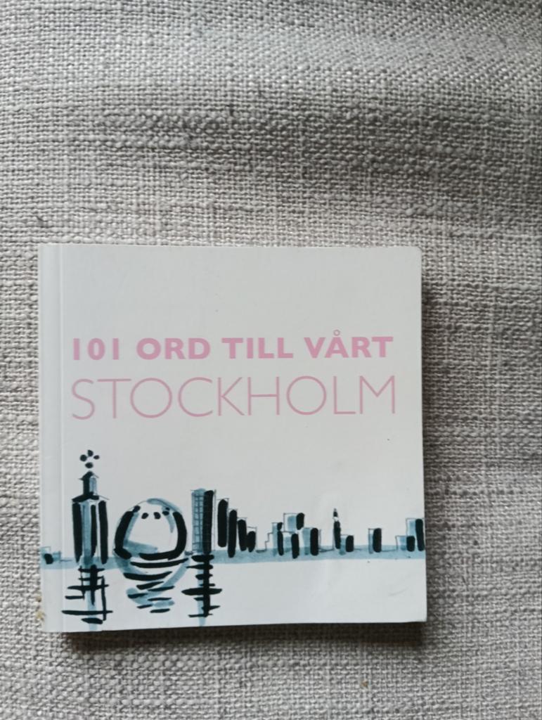 101 Woorden over Stockholm - Boek, Ophalen of Verzenden, Zo goed als nieuw, Onbekend, Europa overig