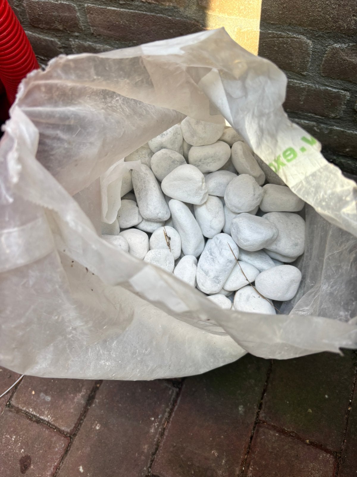 Zak happy stones om zelf te schilderen, Ophalen, Zo goed als nieuw