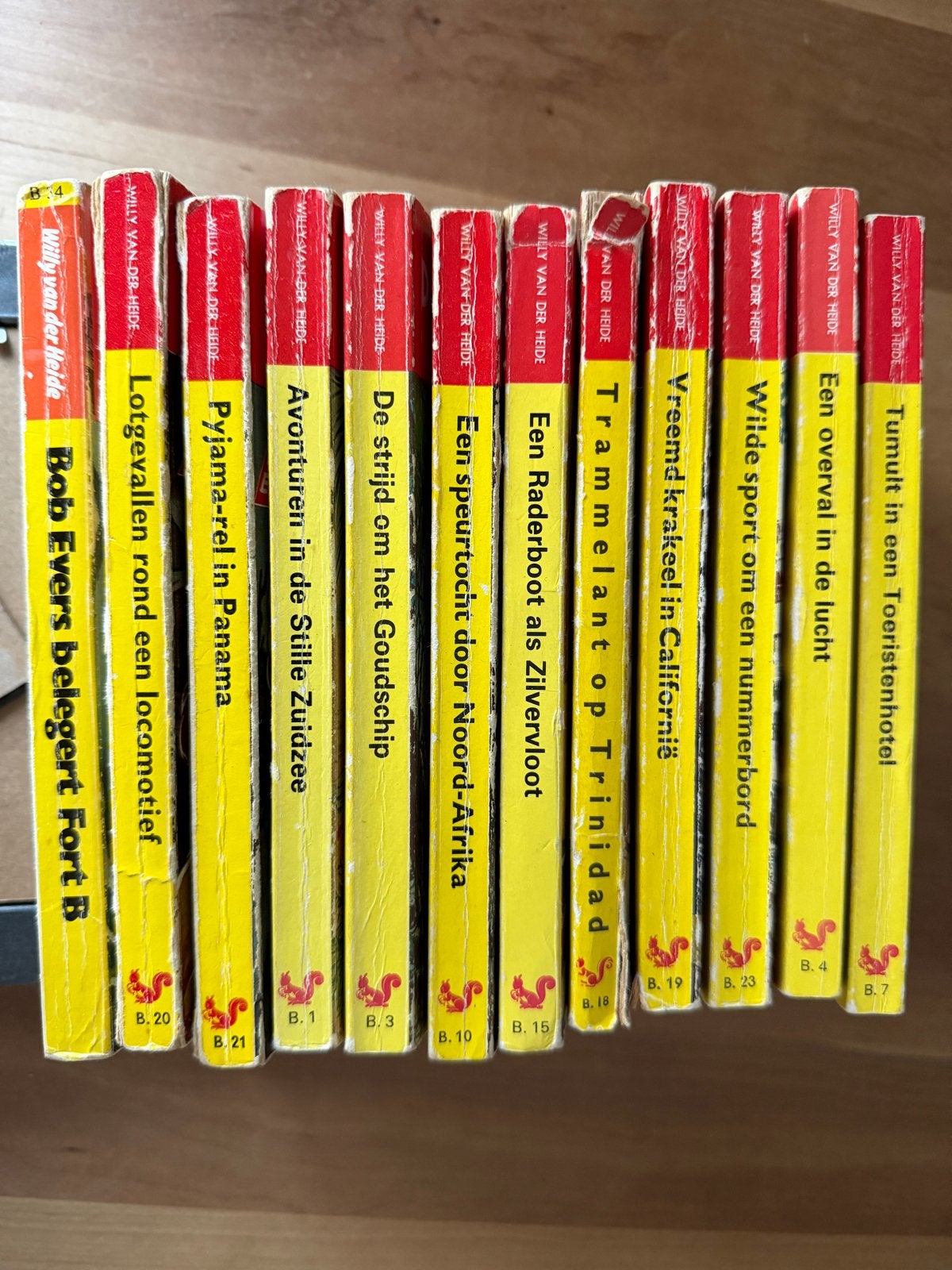 Bob Evers en Willy van der Heide boeken (12 stuks), Ophalen, Gelezen, Fictie algemeen