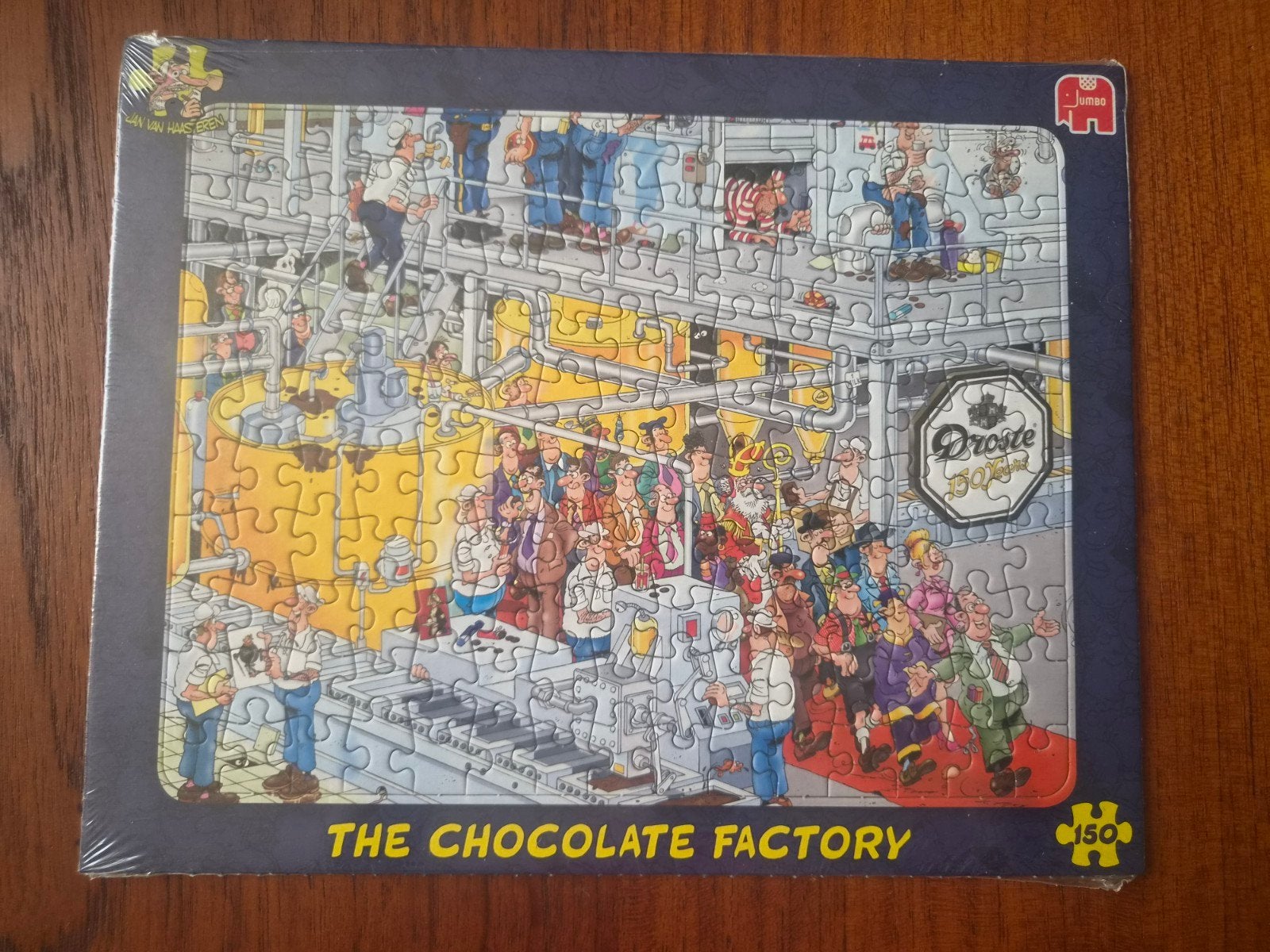 Nieuwe Jumbo Droste Chocoladefabriek Puzzel 150 stukjes, Ophalen of Verzenden, Minder dan 500 stukjes, Nieuw