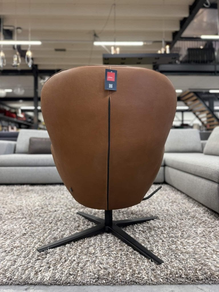 (1) showmodel Bree's new world Legendary Fauteuil bruin leer, Nieuw, Ophalen of Verzenden, 75 tot 100 cm, Bree's new word