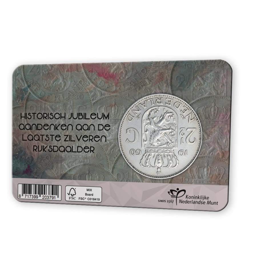 Nederland 2026 60 jaar afscheid zilveren rijksdaalder 1960, Koningin Juliana, Zilver, Ophalen of Verzenden, Losse munt