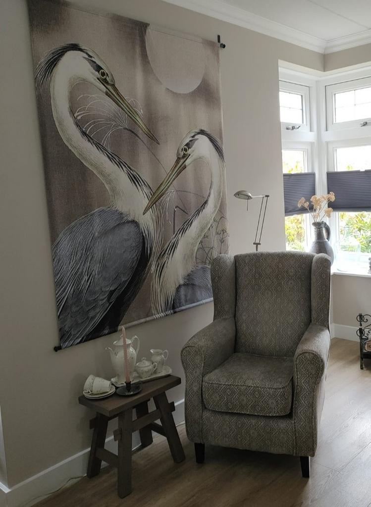Staande lamp met knikarm, Huis en Inrichting, Lampen | Vloerlampen, Ophalen, Gebruikt, 150 tot 200 cm