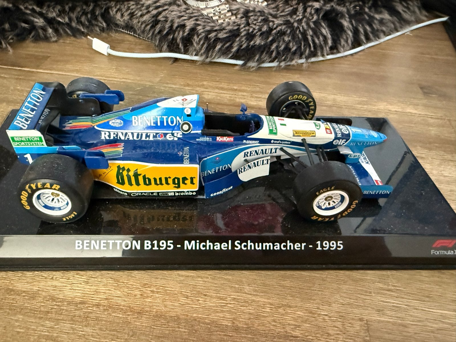 Benetton B195 Michael Schumacher 1995 F1 modelauto, Verzamelen, Ophalen, Gebruikt, Formule 1