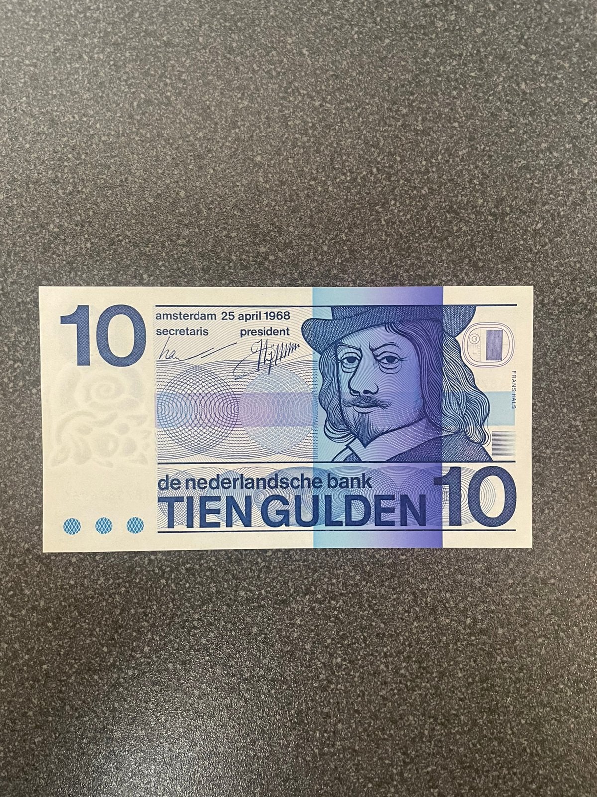 10 gulden 1968 UNC, Postzegels en Munten, Ophalen of Verzenden, 10 gulden