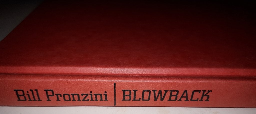 A Nameless Detective Mystery 4: Blowback - Bill Pronzini, Ophalen of Verzenden, Gelezen