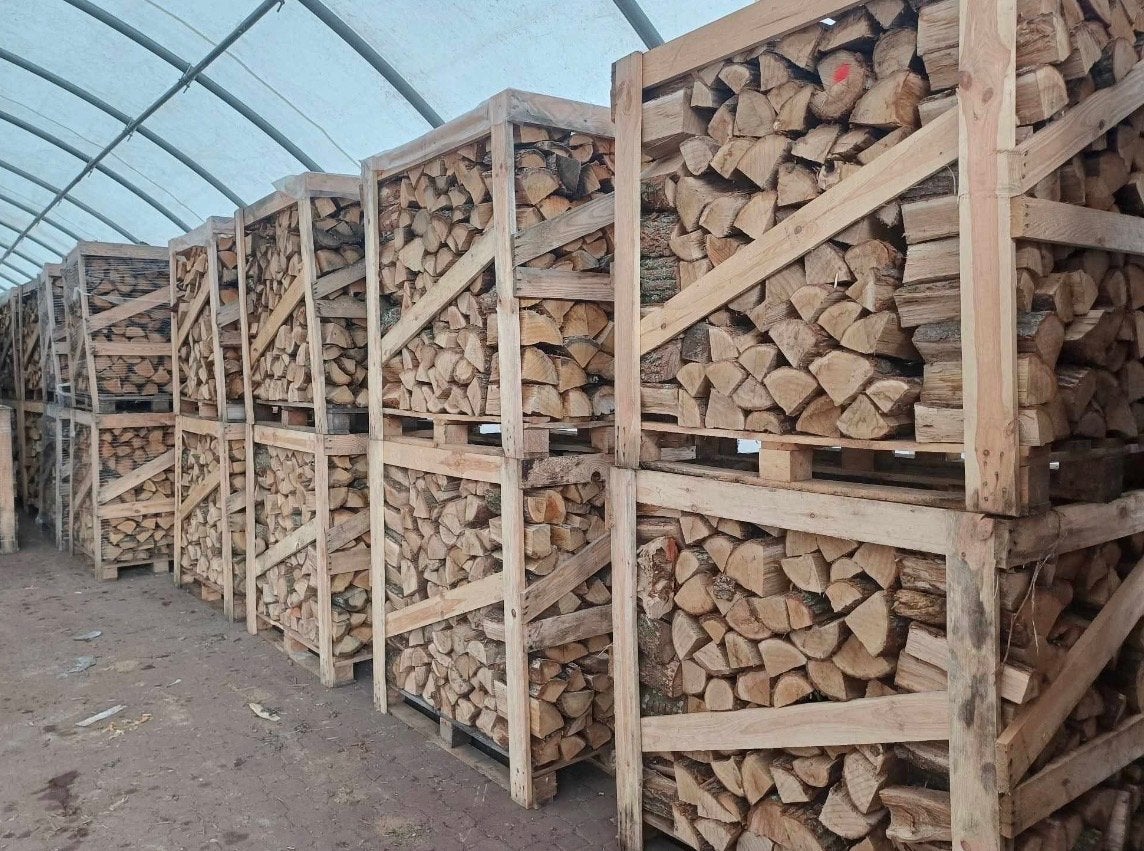 Uitverkoop - Gekloofd haardhout - Eiken en Beuken, Tuin en Terras, Minder dan 3 m³, Ophalen, Eikenhout, Blokken