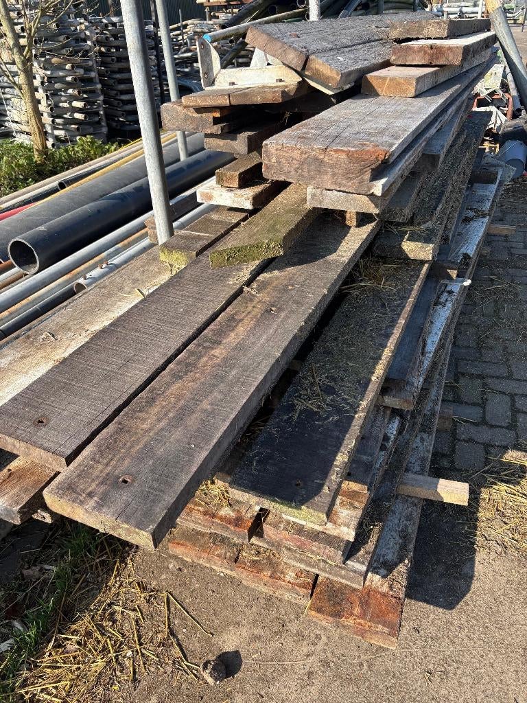 Gebruikt hardhout, Ophalen, Gebruikt