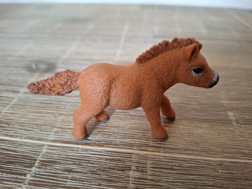 Schleich 13777 Shetlander veulen paard, Ophalen of Verzenden, Zo goed als nieuw