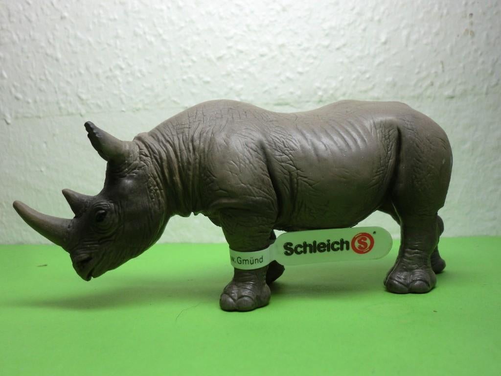 Schleich 14193 neushoorn, dierfiguur, Verzamelen, Dierenverzamelingen, Ophalen of Verzenden, Gebruikt, Wild dier, Beeldje of Figuurtje