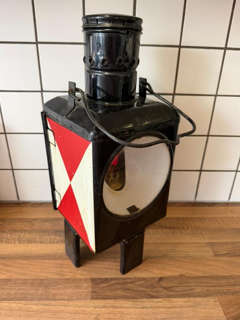 Treinlamp antiek, Antiek en Kunst, Antiek | Lampen, Ophalen