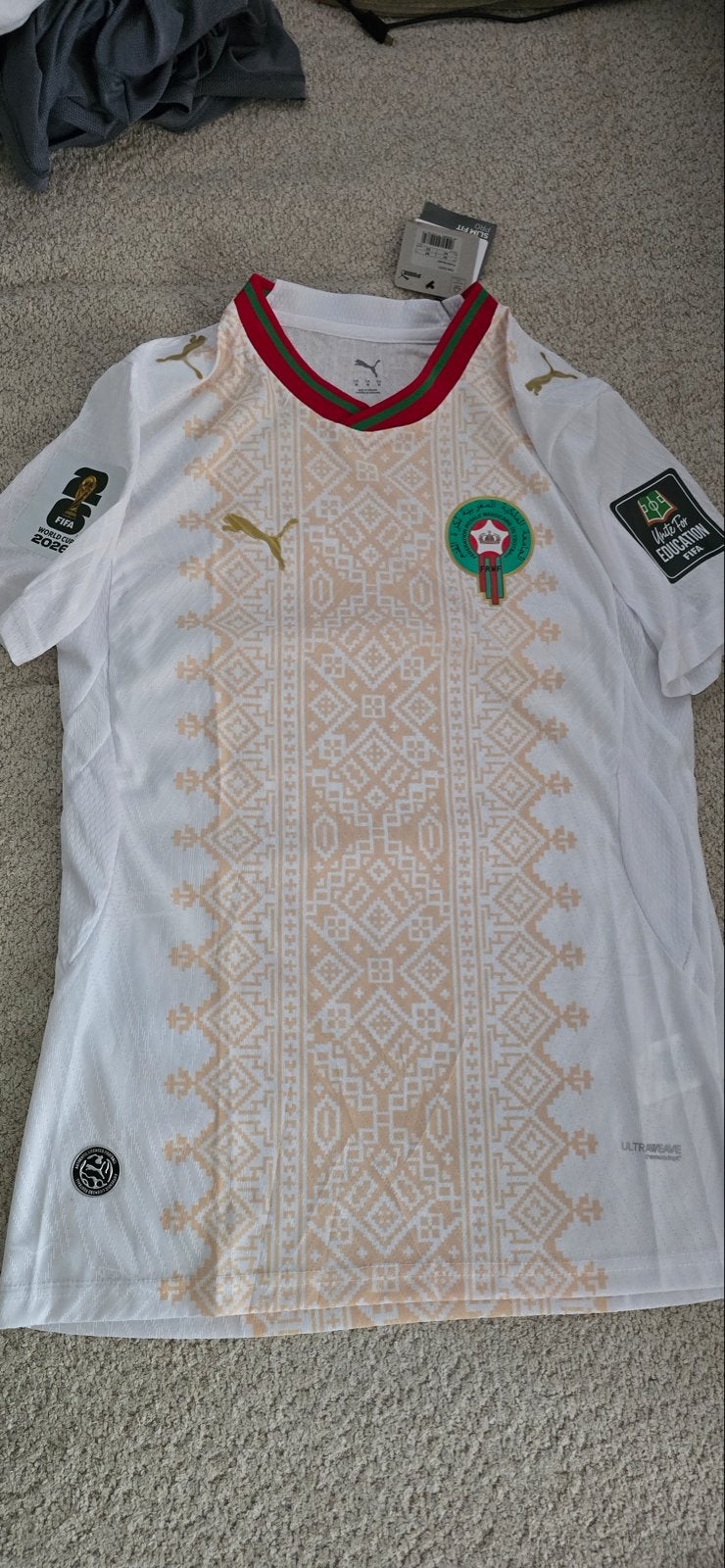 Marokko WK 2026/2027 thuisshirt en uitshirt (wedstrijdshirt), Sport en Fitness, Maat M, Ophalen of Verzenden, Nieuw, Set