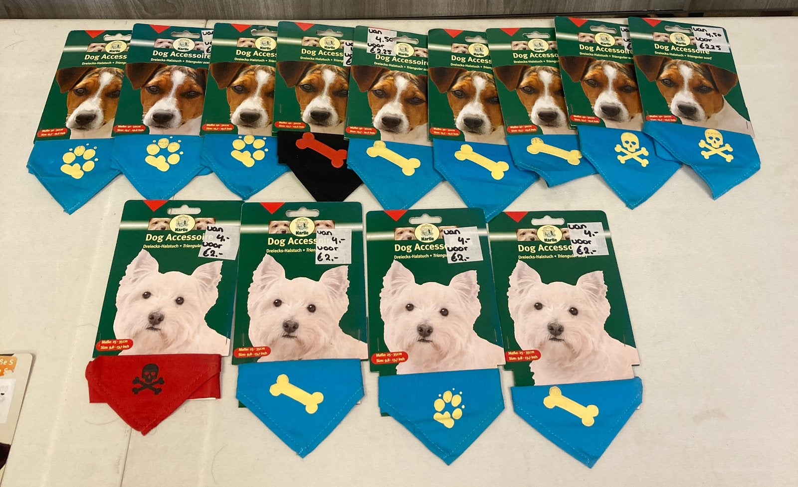 Partij honden halsdoeken, Dieren en Toebehoren, Overige merken, Ophalen of Verzenden, Nieuw, Overige typen