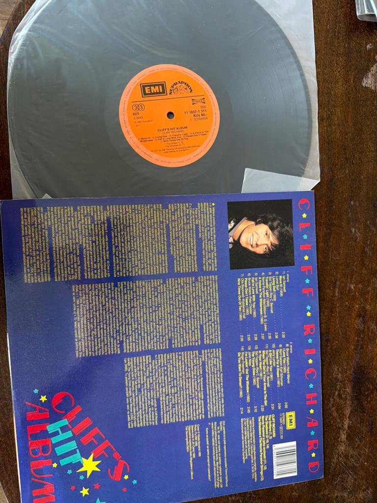 Cliff Richard - Cliff's Hit Album (Czechoslovakia, Nieuwstaa, Originele persing, 1980 - 1989, Ophalen of Verzenden, 12 inch