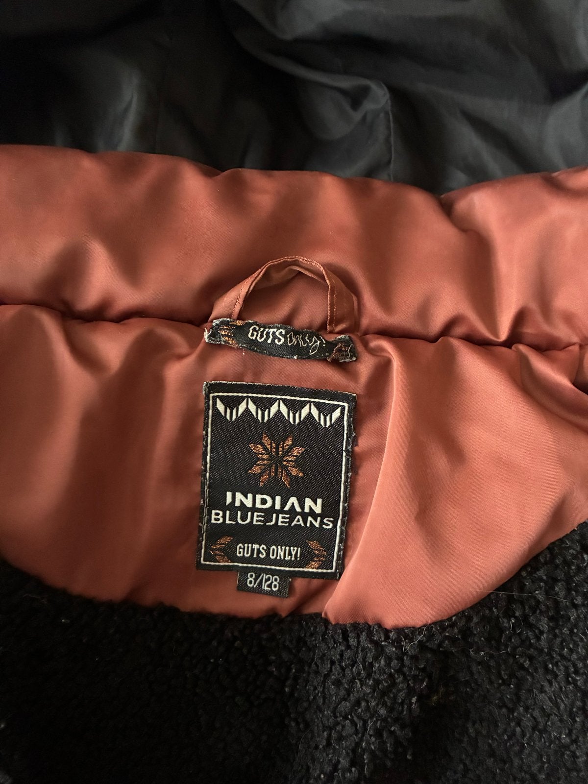 Indian Bluejeans winterjas maat 128, Kleding | Dames, Ophalen, Gedragen, Maat 34 (XS) of kleiner, Bruin