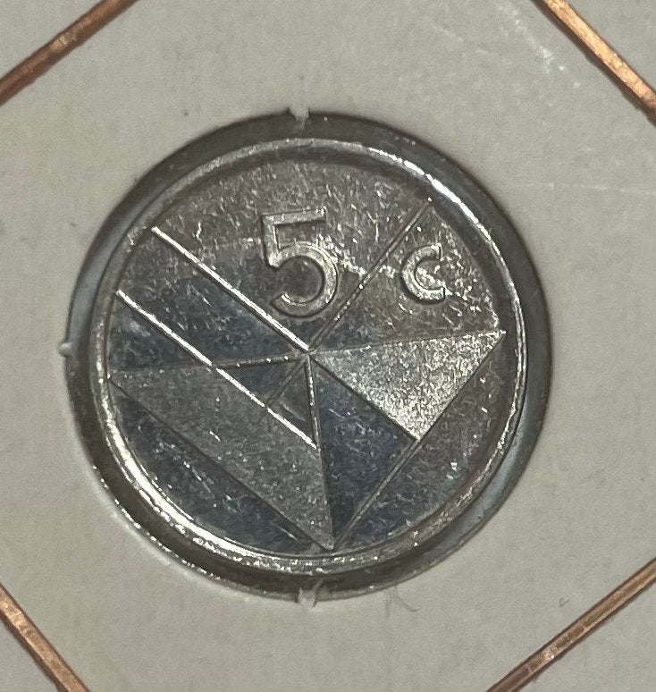 5 cent Aruba 1991, Ophalen of Verzenden, Koningin Wilhelmina
