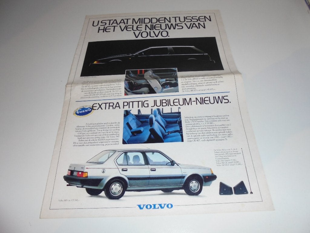 Volvo infokrant, 1987, Ophalen of Verzenden, Zo goed als nieuw, Volvo