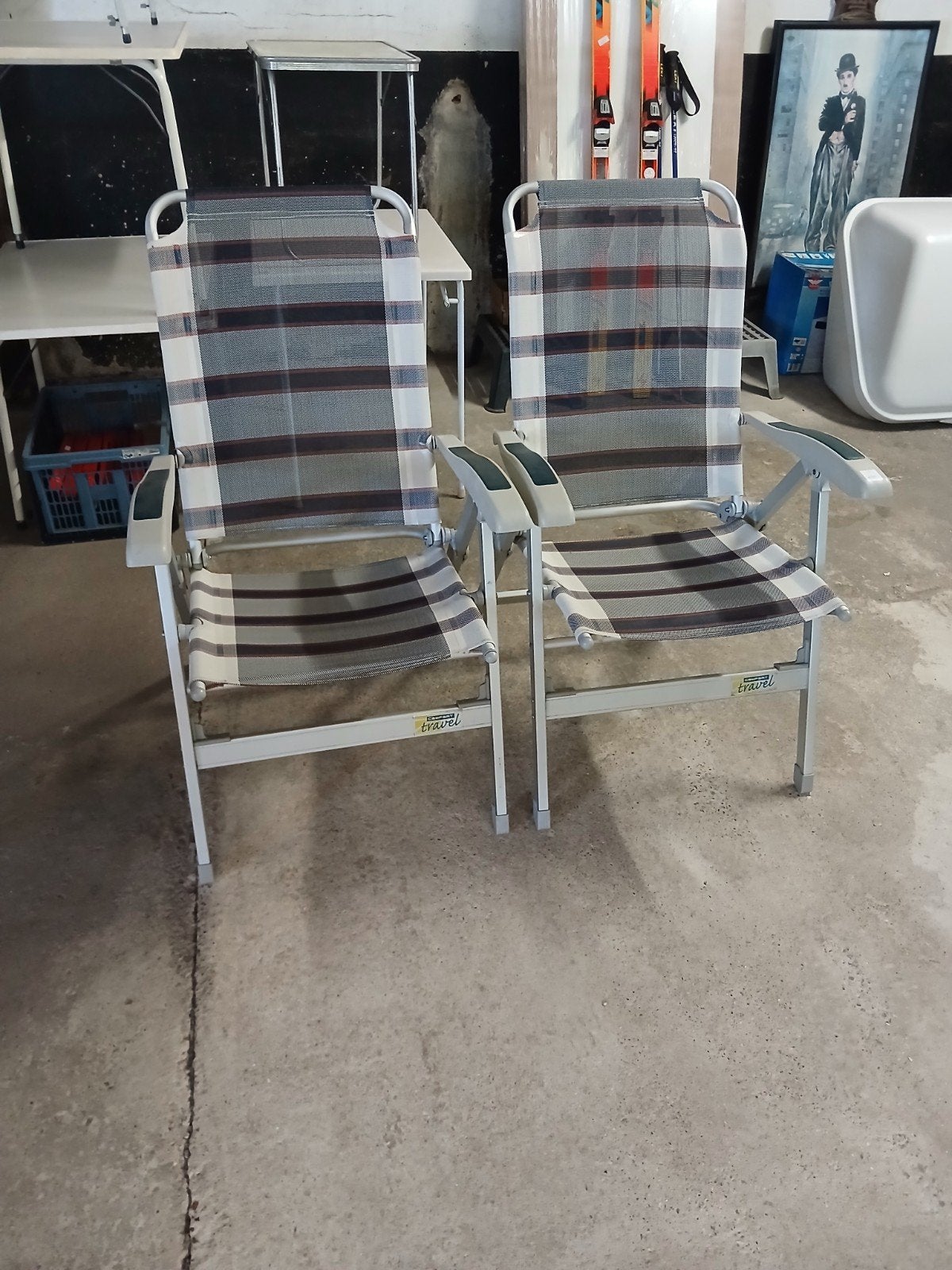 2 Campart Travel campingstoelen - Gebruikt, Ophalen, Gebruikt, Campingstoel
