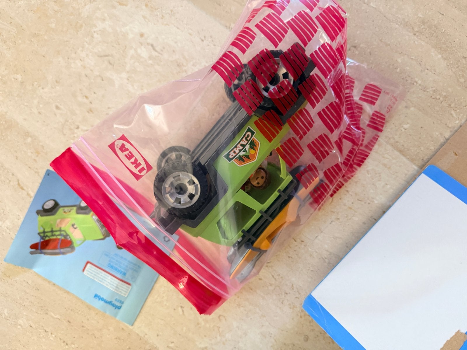 Playmobil Jeep met surfer en surfplank (6889), Ophalen of Verzenden, Zo goed als nieuw, Jongen of Meisje